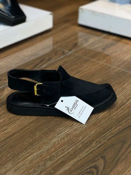 Kaptaan medium sole black sabar