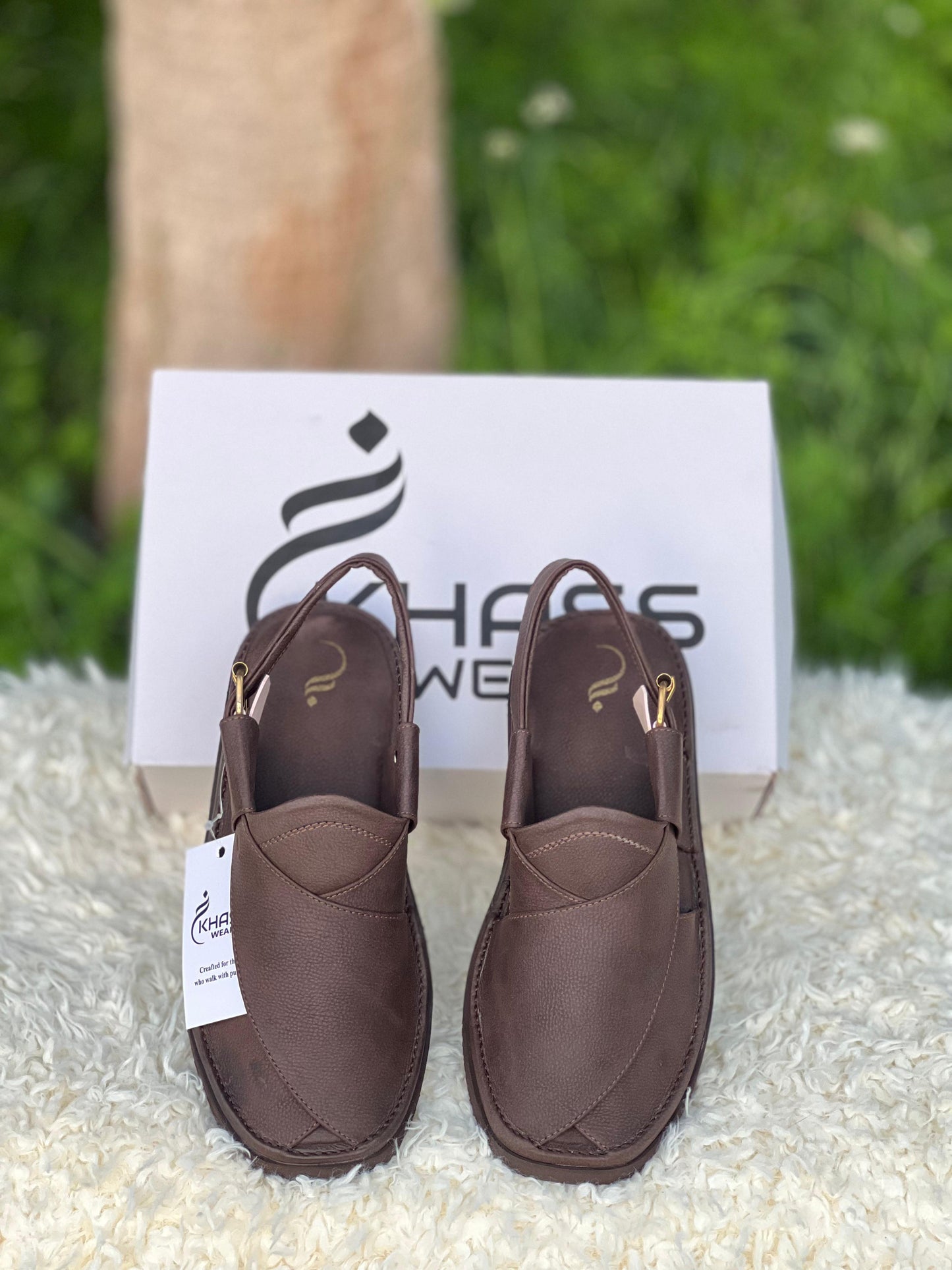 Goga Classic Brown Skecher Sole Light Weight Peshwari Chappal