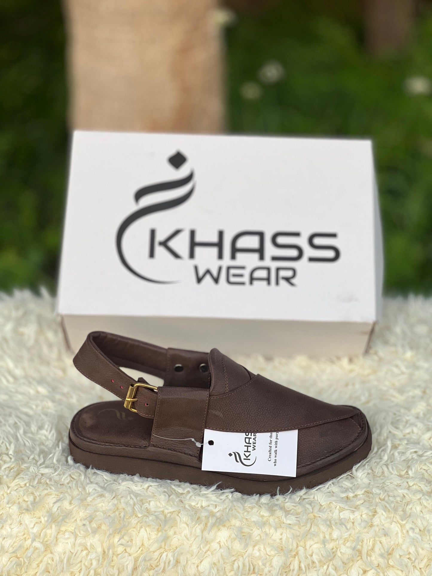 Goga Classic Brown Skecher Sole Light Weight Peshwari Chappal