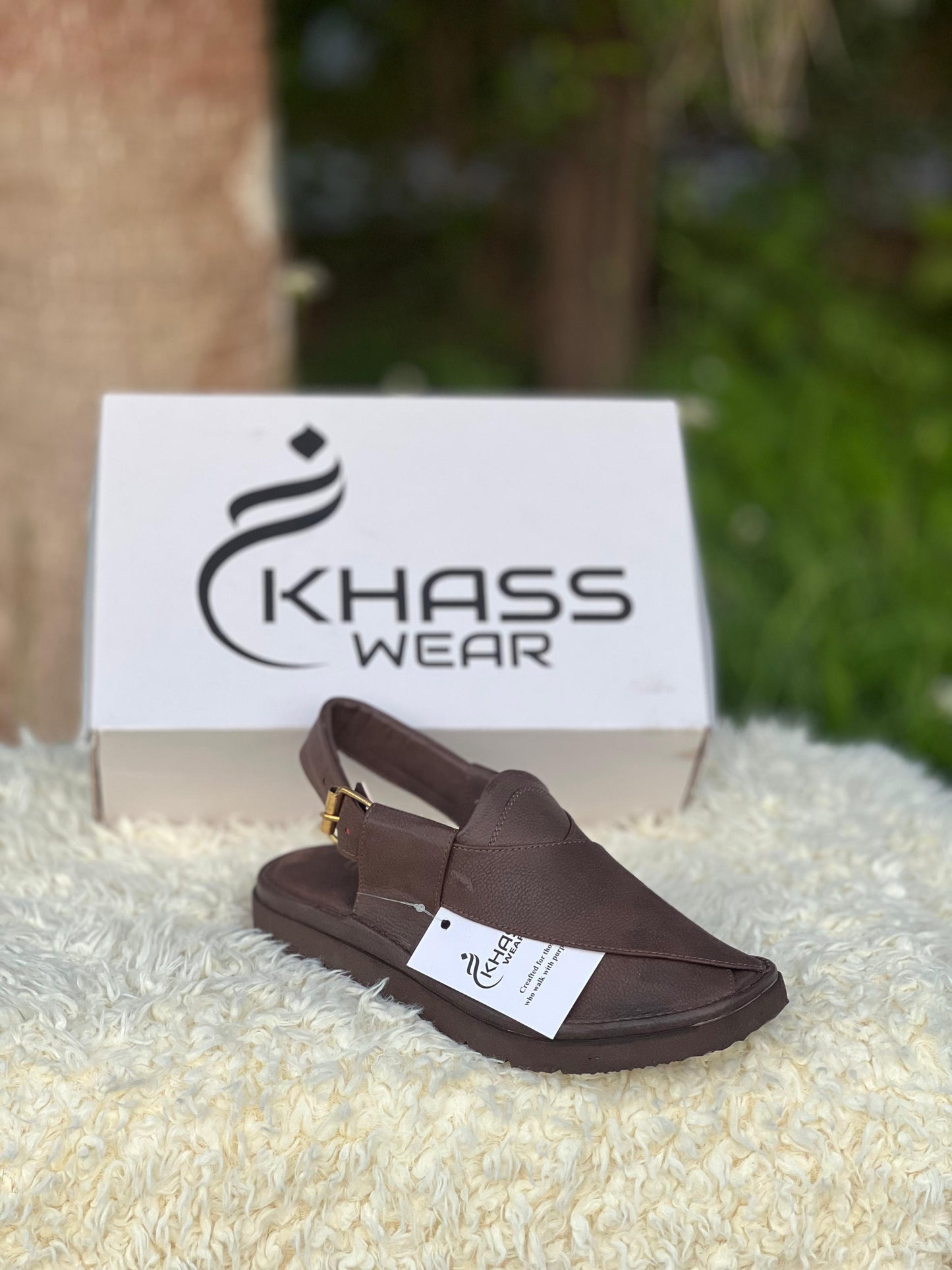 Goga Classic Brown Skecher Sole Light Weight Peshwari Chappal