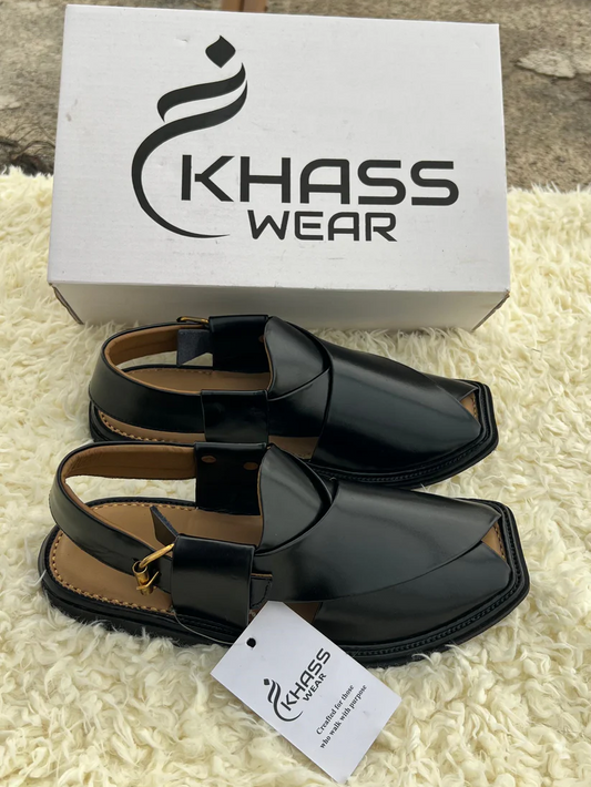 Noir Classic Elite Peshawari Chappal