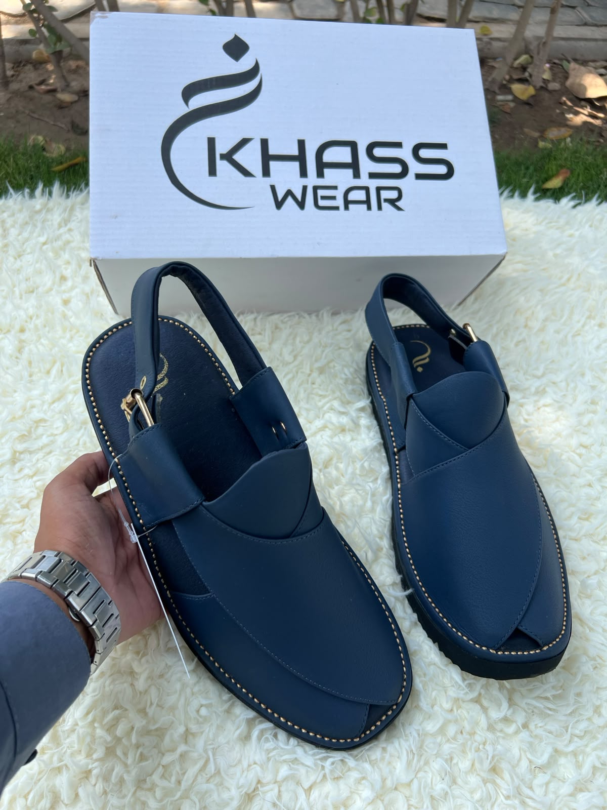 Midnight Navy Prestige Skechers Sole Handmade